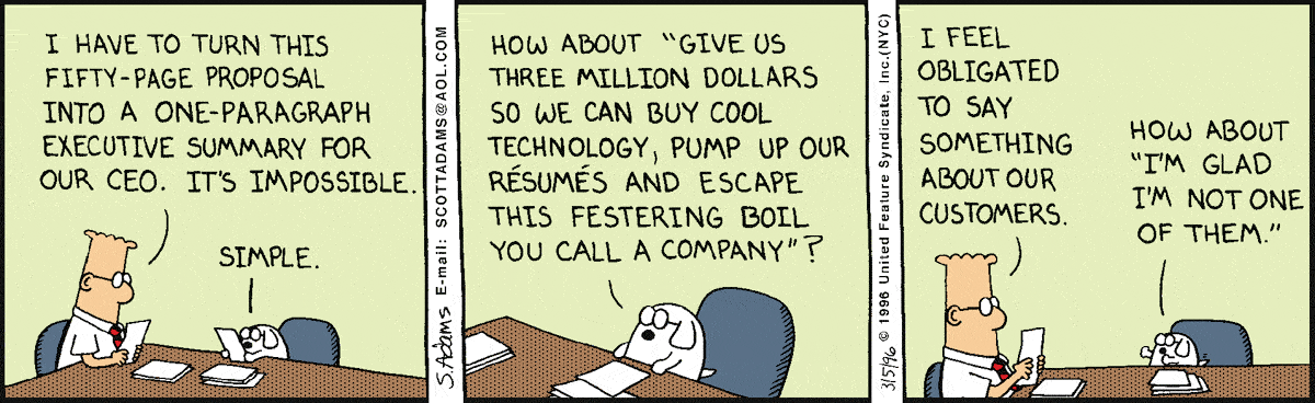 Dilbert Cartoon